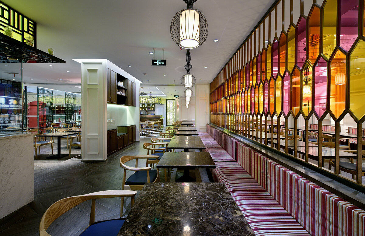 餐饮空间设计【香翠】港式餐厅空间设计案例