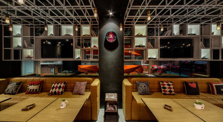 咖啡厅设计【派咖啡】餐饮设计案例-卡座区