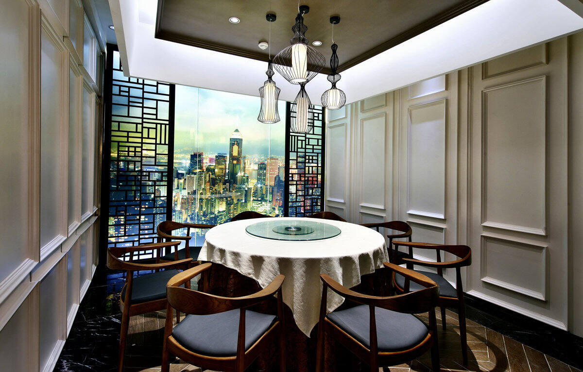 餐饮空间设计【香翠】港式餐厅空间设计案例-包厢区