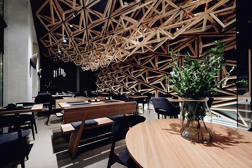 日式風格壽司餐廳空間設計效果圖