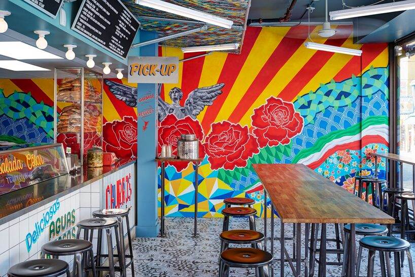 街头风格主题快餐厅设计效果图：墨西哥小吃