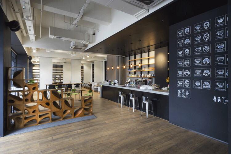 浙江杭州“Underline”创业路演咖啡厅装修设计案例分享