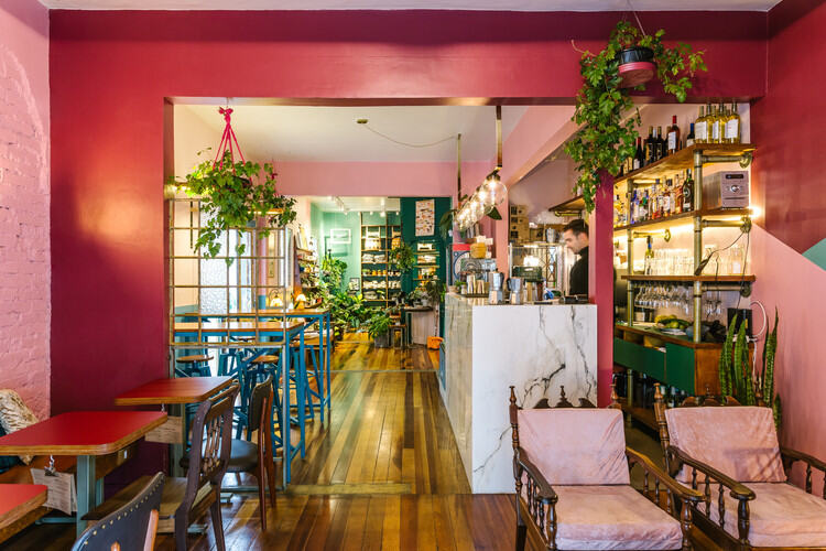 巴西"Botanique"咖啡屋设计让植物与茶饮店完美结合