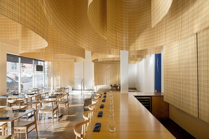 日式壽司餐廳空間設計效果圖：波特蘭日本餐館