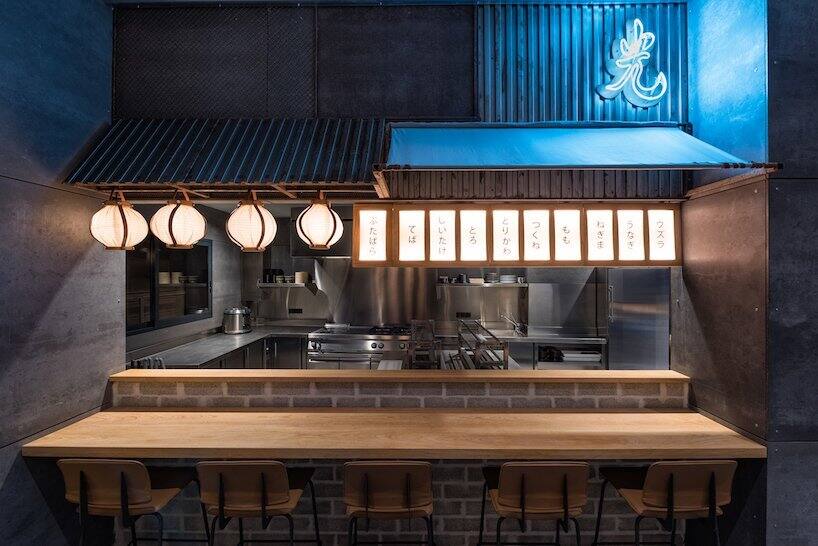 日本壽司店日式風格餐廳空間設計效果圖