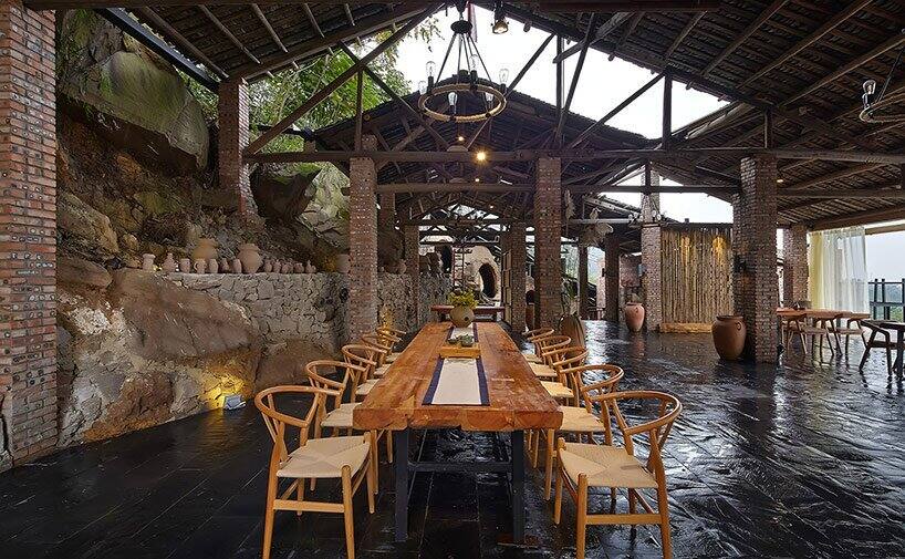 重慶湖西陶窯改造而成生態農莊餐廳設計圖片