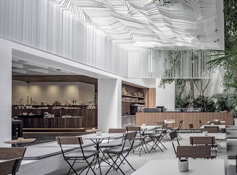 雅典超未來感的藝術咖啡廳裝修空間設計圖片分享